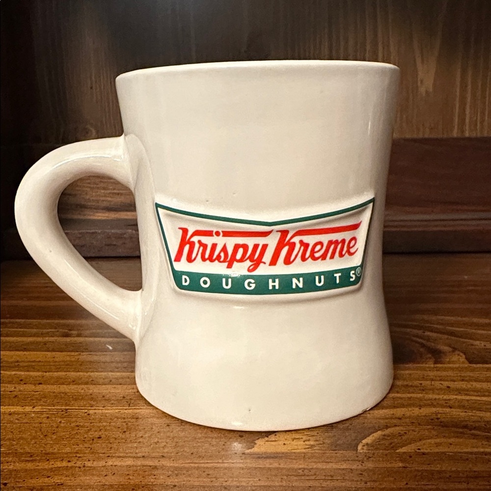 White Krispy Kreme Coffee Mug